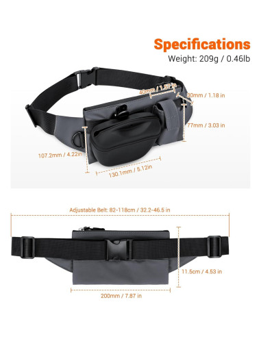 Bolsa de golosinas para perros Jinjiacheng 2 en 1 con clip