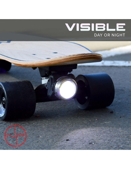 Luz LED Recargable NP Night Provision OPTIK 210 para Patineta