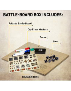 Kit de Inicio DND Melee Mats 58x69 cm Doble Cara Accesorios 2