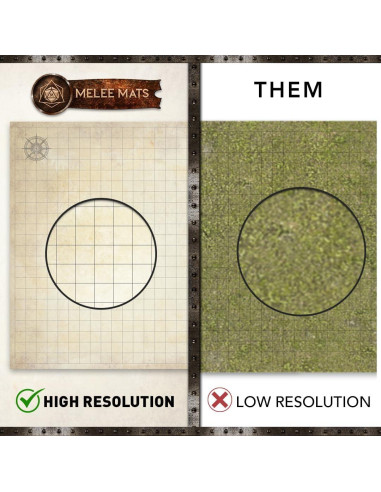 Kit de Inicio DND Melee Mats 58x69 cm Doble Cara Accesorios