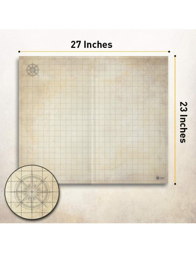 Kit de Inicio DND Melee Mats 58x69 cm Doble Cara Accesorios