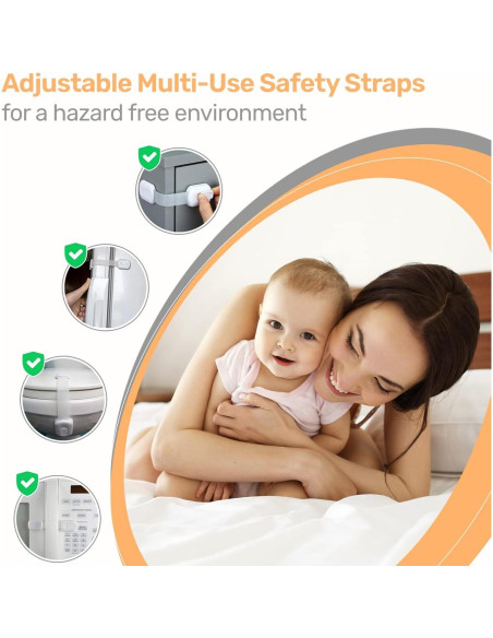 Cierre de Seguridad 3M Baby Proof Me - 12 Cierres Ajustables