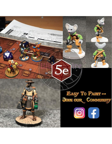 24 Miniaturas de Enemigos para D&D Wildspire 28mm RPG