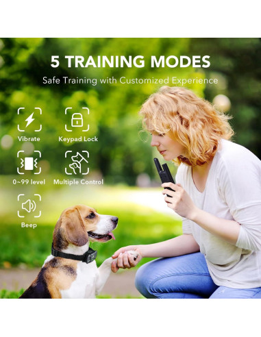 Collar de Entrenamiento Dog Care TC01 para 1 Perro - Control Remoto 549m
