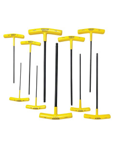 Juego de 10 Mangos en T Bondhus 13138 Punta Esférica y Hexagonal 3-10 mm