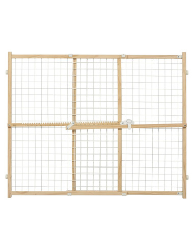 Puerta de Seguridad para Mascotas MidWest 32x73-127cm Blanca