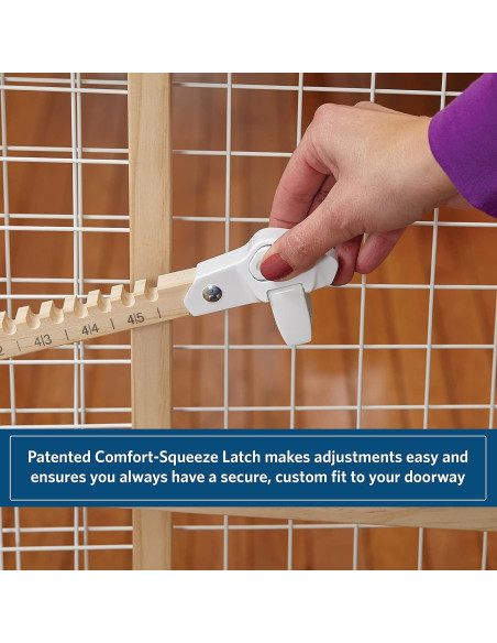 Puerta de Seguridad para Mascotas MidWest 32x73-127cm Blanca