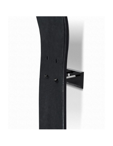 Soporte de Pared Alpinista para Skateboard Negro 2 Paquete