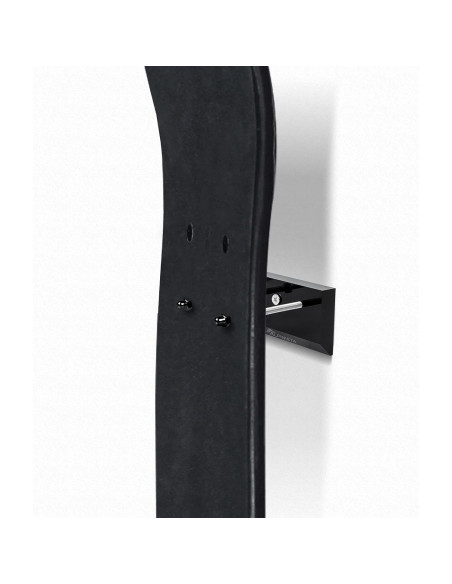 Soporte de Pared Alpinista para Skateboard Negro 2 Paquete