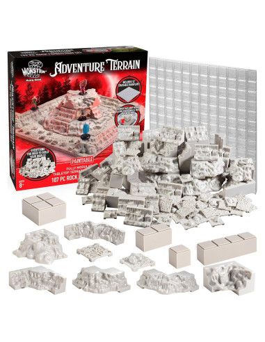 Conjunto de Terreno de Aventura Monster 107 Piezas Modular