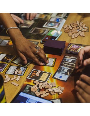 Conjunto 194 Fichas de Madera MTG CZYY +1/+1 y Lealtad