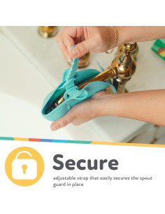 Protector de Grifo de Seguridad Nuby Delfín para Baño 2