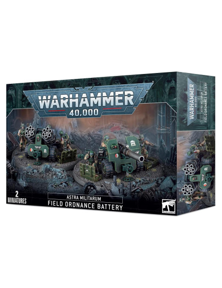 Warhammer 40K Astra Militarum Batería Artillería 2 Equipos Warhammer 40K Astra Militarum Batería Artillería 2 Equipos