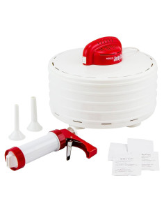 Deshidratador NESCO FD-28JX, 4 bandejas, 350W, Blanco