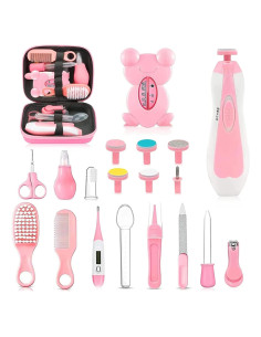 Kit de Cuidado para Bebés UHFi 20 en 1 Rosa Portátil