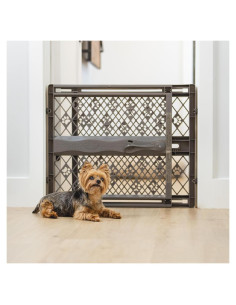 Puerta para Mascotas North States 26-40" Ancho Gris Piedra