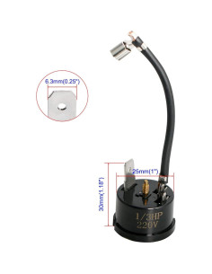 Protector de Sobrecarga Térmica Aopin 1/3 HP (250W) para Refrigeradores 2