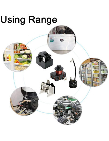 Protector Térmico Aopin 1/2 HP para Refrigerador y Congelador