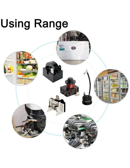 Protector Térmico Aopin 1/2 HP para Refrigerador y Congelador