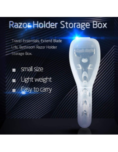 Caja de Almacenamiento para Afeitadora Weicoca Transparente 2