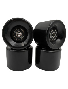 Ruedas de Skateboard CREAJOY 60mm 95A Juego de 4 Negro