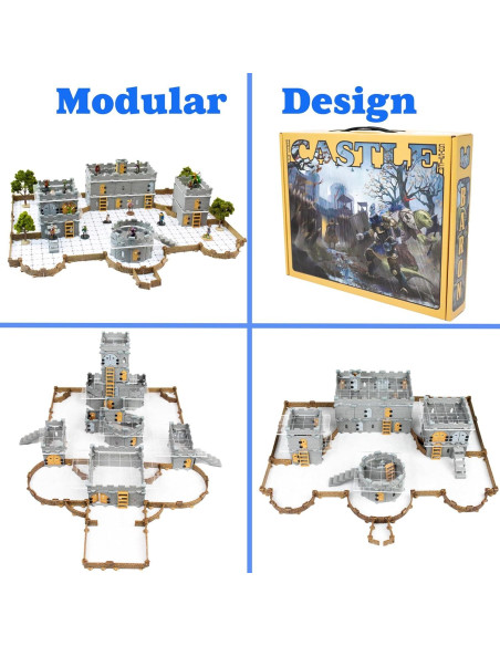 Conjunto de Castillo DCD - 168 Piezas para DND y RPGs