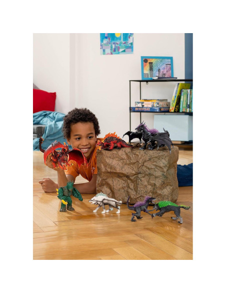 Set de 5 Figuras Fantásticas Schleich Eldrador - Lobo, Perro, Bestia