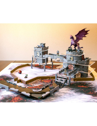 Conjunto de Castillo DCD - 168 Piezas para DND y RPGs