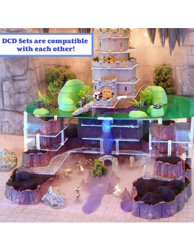 Conjunto de Castillo DCD - 168 Piezas para DND y RPGs