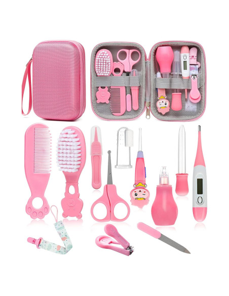 Kit de Cuidado y Aseo para Bebés Yasew Rosa - Completo y Seguro Kit de Cuidado y Aseo para Bebés Yasew Rosa - Completo y Seguro