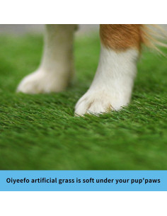 Alfombra de Césped Oiyeefo 73,66x45,72cm para Perros 2