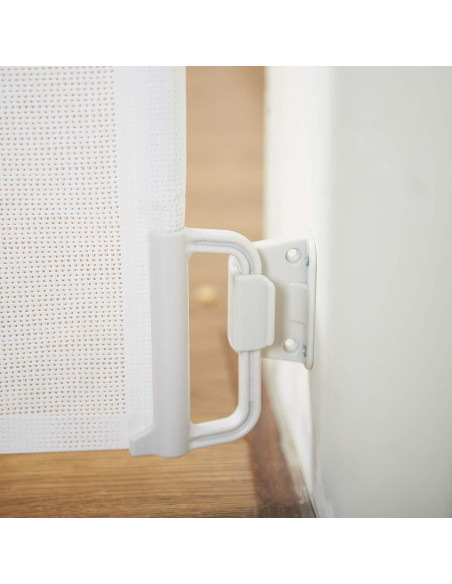 EasyBaby Puerta Retráctil Extra Ancha 83.82 cm Blanco