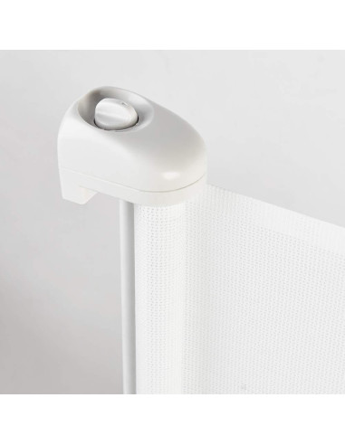 EasyBaby Puerta Retráctil Extra Ancha 83.82 cm Blanco