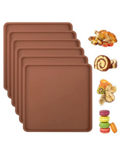 Bandejas de Silicona 6PCS para Deshidratador Excalibur 34cm