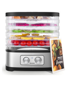 Deshidratadora de Alimentos Seeutek GGJ-261A, 5 Bandejas Sin BPA