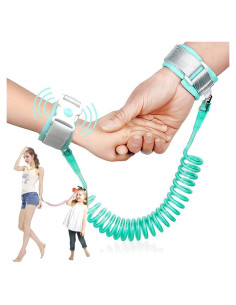 Correa Antipérdida para Niños Verde 2m con Cerradura
