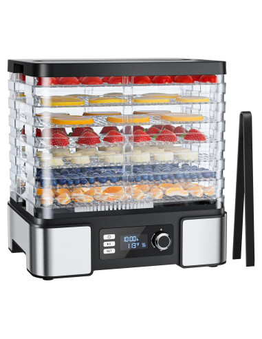 Deshidratador de Alimentos TINANA 7 Estantes 400W Acero Inoxidable