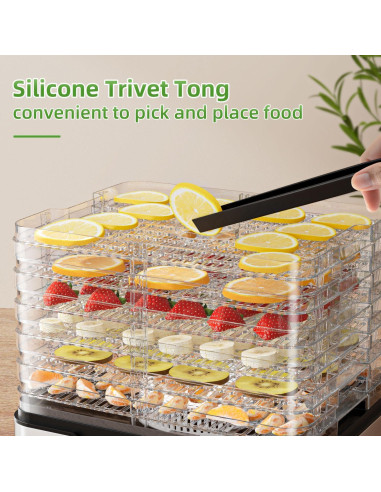 Deshidratador de Alimentos TINANA 7 Estantes 400W Acero Inoxidable