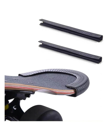 IWONDER Protector de Tabla de Skate 30cm Caucho Negro