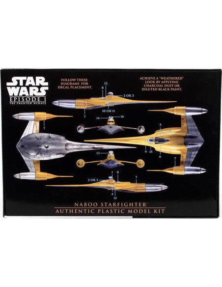 Modelo N-1 Caza Estelar Naboo AMT 1:48 Kit a Escala