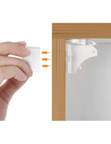 Cerraduras Magnéticas Vmaisi para Armarios 15 Pzas a Prueba Bebés