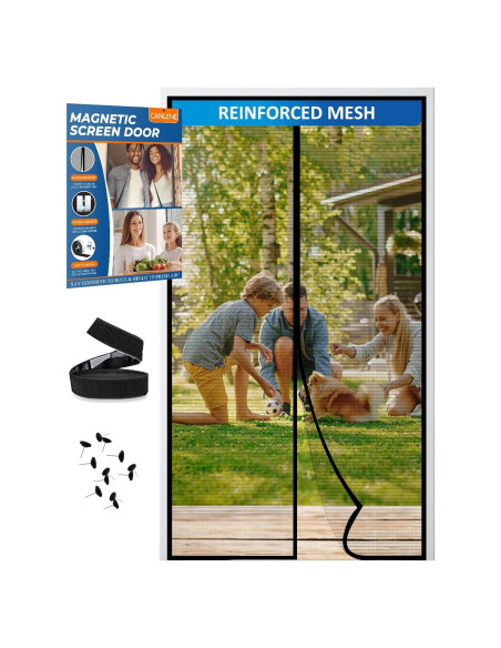 Malla Pantalla Magnética CANLENE 80x203 cm Resistente Insectos