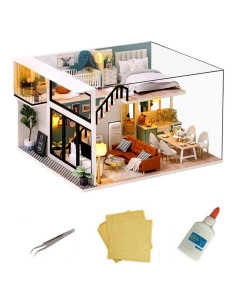 Casa de Muñecas 3D MAGQOO Miniatura con Muebles DIY