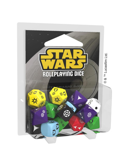 Dados de Rol Star Wars Edge 14 Piezas 12.19x9.65 cm
