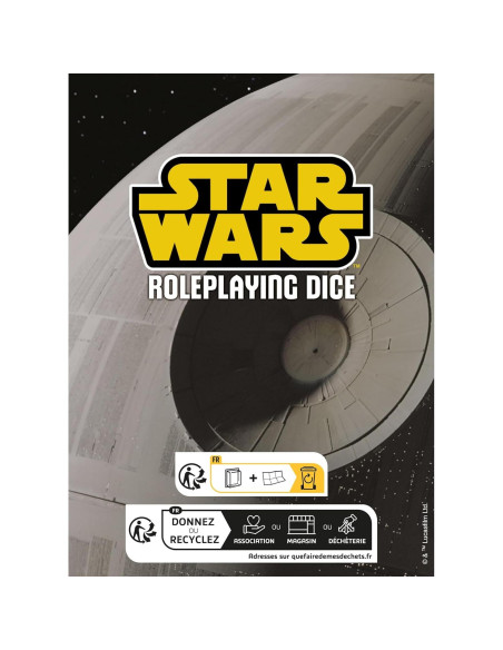 Dados de Rol Star Wars Edge 14 Piezas 12.19x9.65 cm