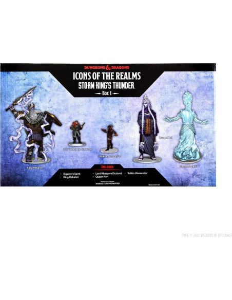 Miniaturas D&D WizKids Trueno del Rey Tormenta Caja 1