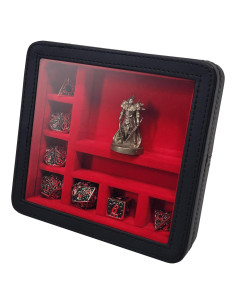 Estuche de Exhibición RPG Forged Dice Co. Rojo 14.7x3.8cm
