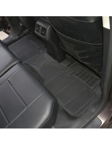 Alfombrillas de Piso Traseras BDK Rugged Ridged Goma 44.5x137.2cm