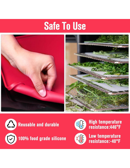 8 Tapetes Deshidratadores de Silicona Mimorou 31x26cm Antiadherentes