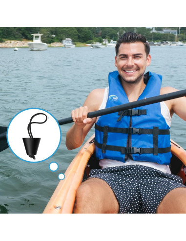 Axlksia Kit de 8 Tapones de Escotilla para Kayak Silicona